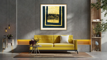 HORUS ON SURFACE - Wooden Painting by NOVOCUADRO ART COMPANY - view 3